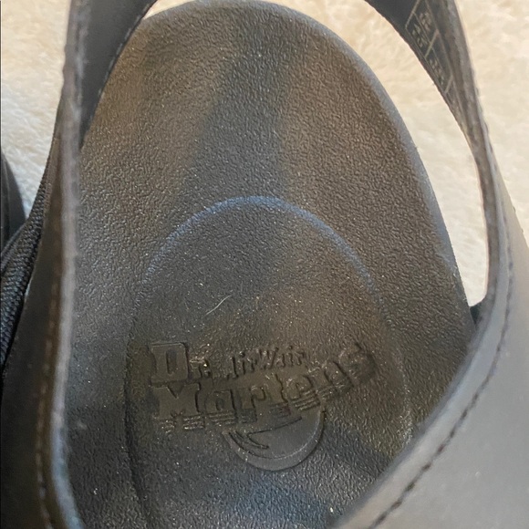 Doc Martens Nartilla black Platform Lace Up Sandal Sz 10 - Picture 7 of 13